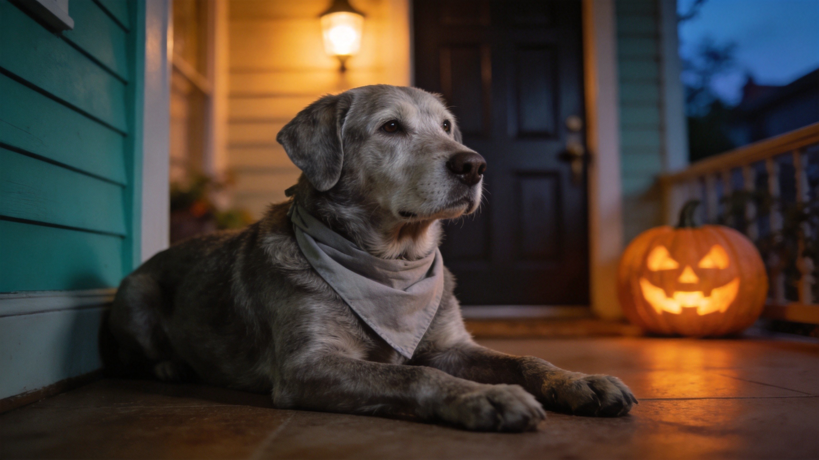 Halloween with a Senior Dog: Safety & Calm Guide