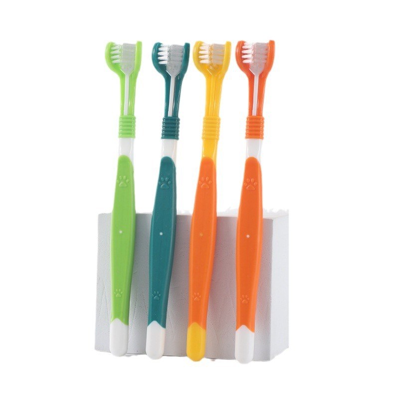 Three-Sided Dog Toothbrush - Image 1